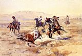 Charles Marion Russell Canvas Paintings - The Renegade